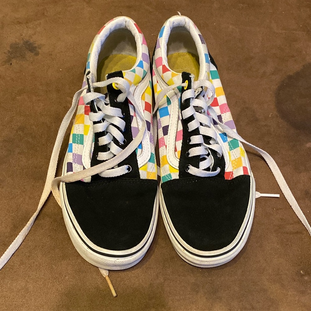 multicolor vans